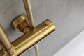 Dusjsett m/termostat Ø250 mm messing